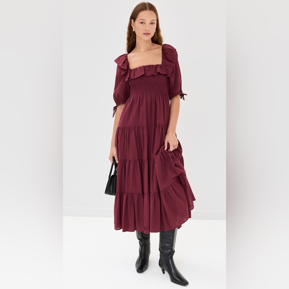 Hill house burgundy Corinne XS